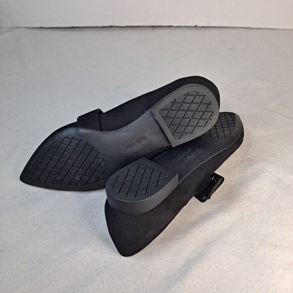 Bella Vita Virginia II Mary Jane Flats Women's Size 6.5M Faux Suede Black - Picture 6 of 9